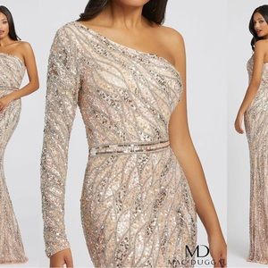 One shoulder Mac Duggal dress